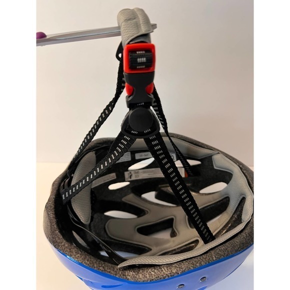 JBM Pedal Cyclists Helmet Blue Black Silver Size 56-63.5cm‎ - Picture 6 of 8